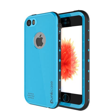 Iphone Se5s5 Waterproof Case Punkcase Studstar Light Blue Water