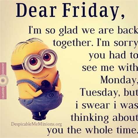 Minion Happy Friday Memes Funny
