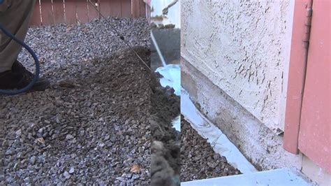 strike force termite trench and treatment youtube