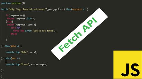 Using Javascript Fetch Api To Get And Data Vrogue Co