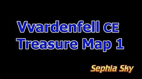 Vvardenfell CE Treasure Map 1 ESO Morrowind Treasure Chest YouTube