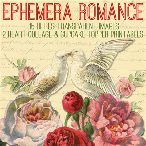Ephemera Romance Kit Graphics Fairy Premium The