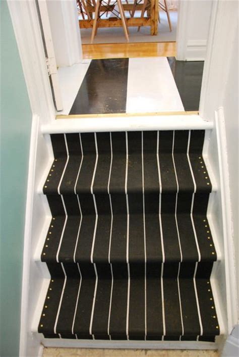 How To Install Your Own Diy Stair Runner With Ikea Rugs The Sweetest Digs