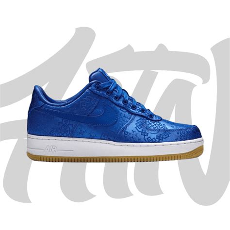 Travis scott and nike are teaming up once again along with hiroshi fujiwara's fragment design to rework the air jordan 1 high og silhouette. CLOT x Air Force 1 PRM 'Royal Blue Silk' - Hype The Nation