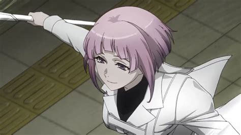 An Anime Character With Pink Hair And White Clothes