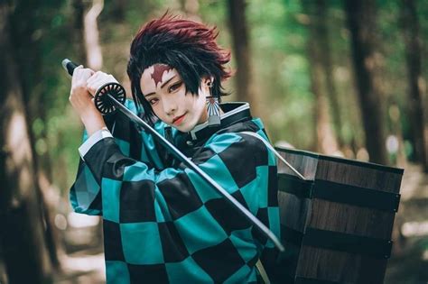 Tanjiro Kamado Scar Cosplay