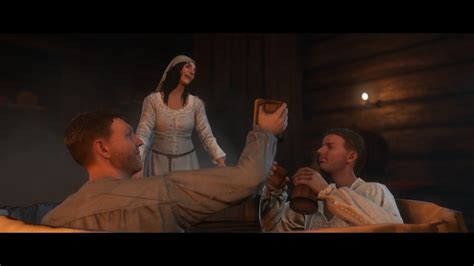 Kingdom Come Deliverance Getting Drunk With Hans At The Bath House