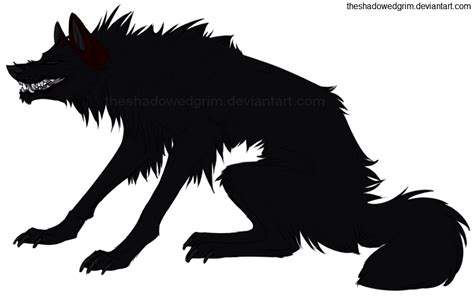 Growling Wolf Coloured Lineart By Sharky14500 On Deviantart