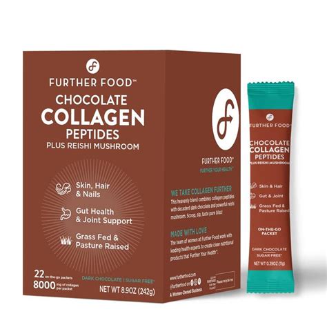 Further food's new chocolate collagen peptides protein powder has been our top pick lately when it comes to smoothies, superfood lattes and all the other things we toss a good protein powder into. Chocolate Collagen Peptides Powder - Further Food