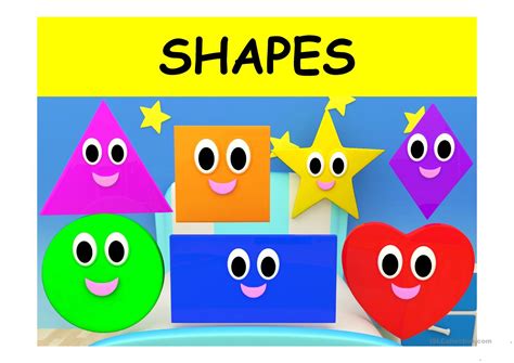 Shapes - English ESL Powerpoints for distance learning and physical ...