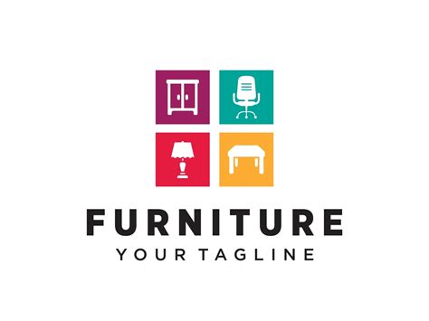 Furniture Logo By Zaqilogo On Dribbble