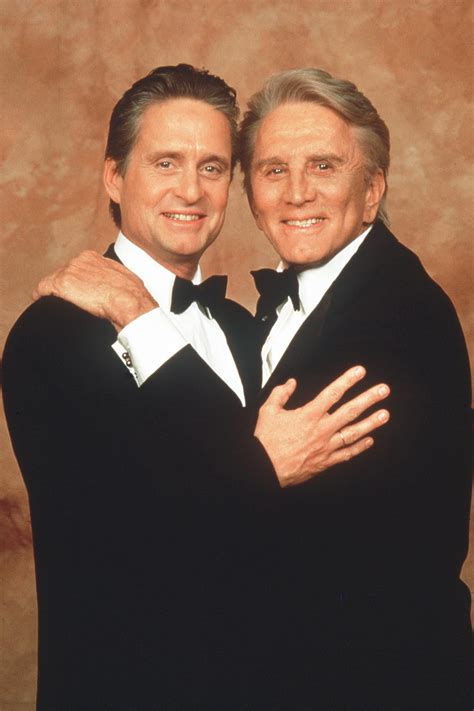 Kirk Et Michael Douglas En 1991