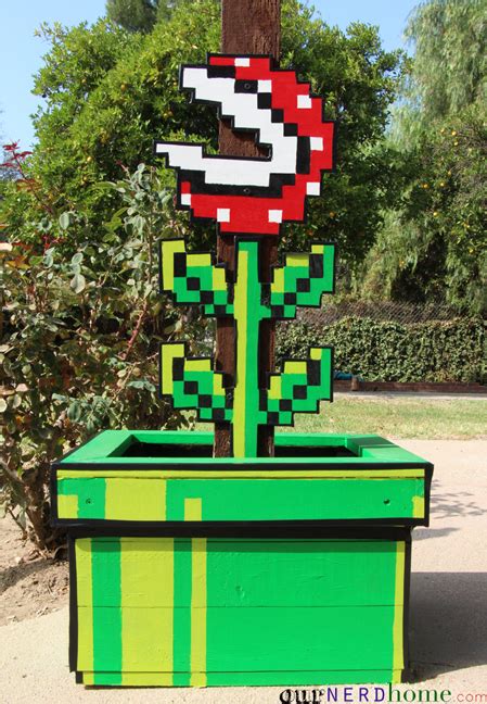 Theres A Super Mario Bros Piranha Plant In Our Backyard Our Nerd Home