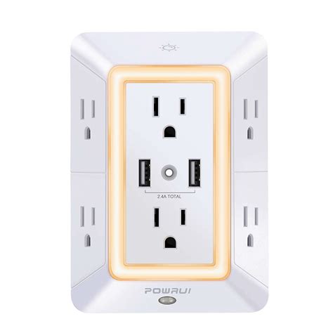 Now Charge Your Devices Fast With This Multi Functional Usb Wall Outlet