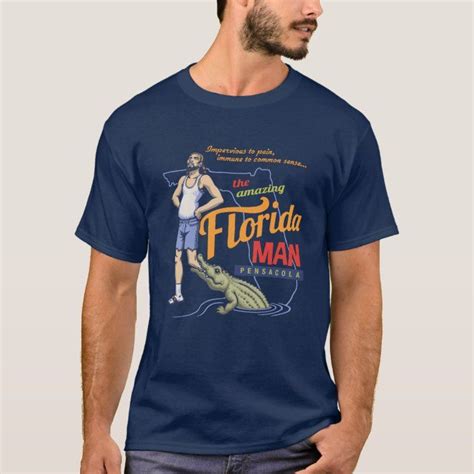 Florida Man T Shirt Mens Tshirts Shirts T Shirt