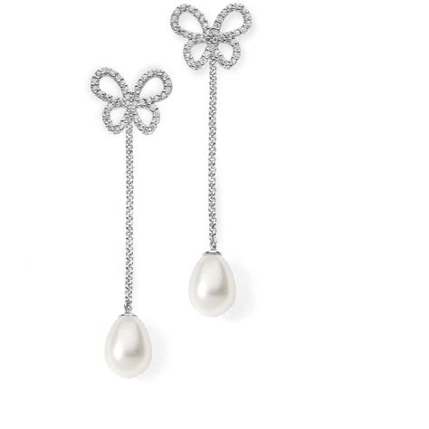 Le parure sono quindi sconsigliate, potete invece optare su un unico gioiello di perle per dare un tocco di luce ed eleganza all'outfit da sposa. orecchini donna gioielli Comete Farfalle ORA 111 orecchini Comete