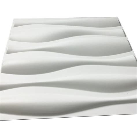 Art3d Wave Design I 197 In X 197 In Pvc 3d Wall Panel 12 Pack