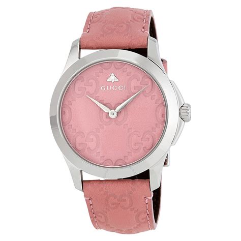 Gucci G Timeless Candy Pink Dial Ladies Watch Ya1264030 G Timeless