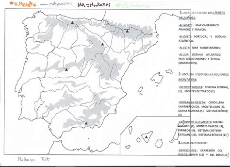 Juegos De Geografía Juego De España Relieve Cerebriti