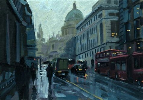 Art By Rob Adams Cityscape Painting Landscape Paintings London Art