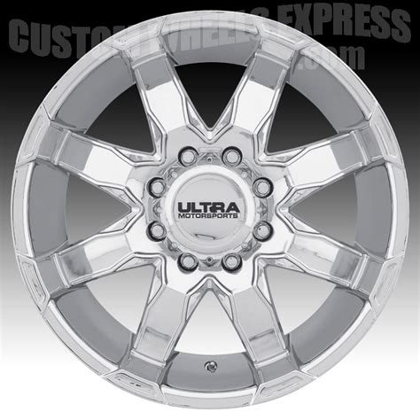 Ultra 225 Phantom Chrome Custom Wheels Rims 225 Phantom C