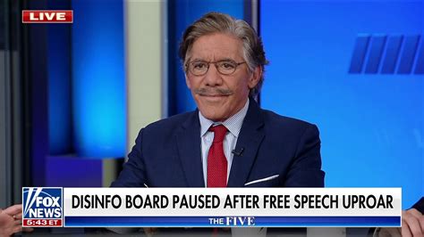 Geraldo Rivera On Disinformation Governance Board Pause Let The Ministry Of Truth Exist In