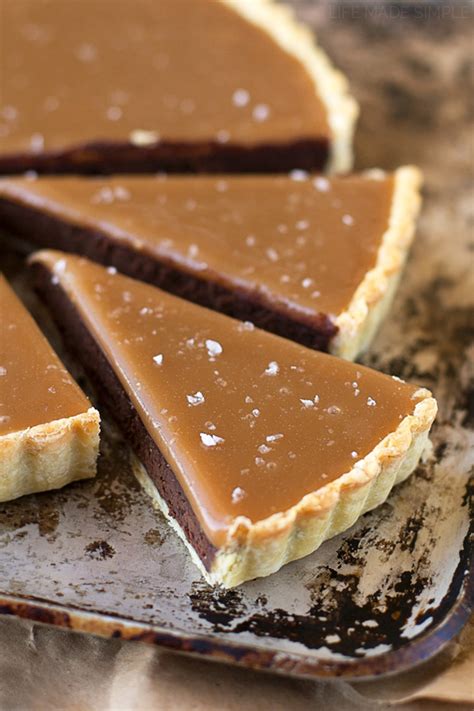 Salted Caramel Bittersweet Chocolate Tart Life Made Simple