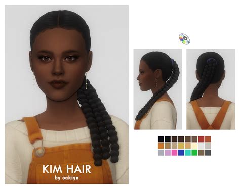 Kim Hair The Sims 4 Cabelos Sims 4 Black Hair Afro Textured Hair