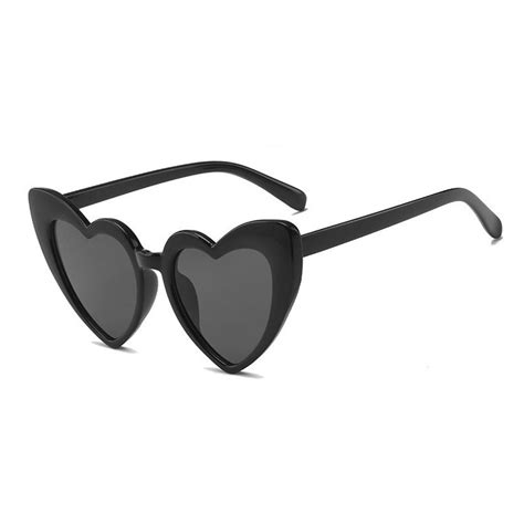 Manwang Heart Shaped Sunglasses Vintage Heart Shaped Sunglasses With High Translucency Lens