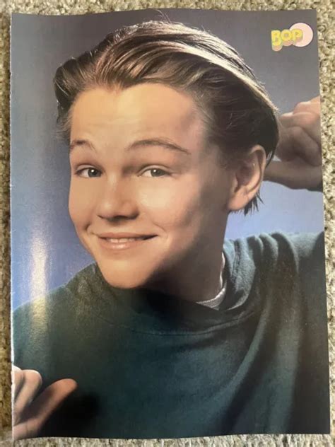 Rare 90s Leonardo Dicaprio Young Days Cutie Big Bopper Magazine