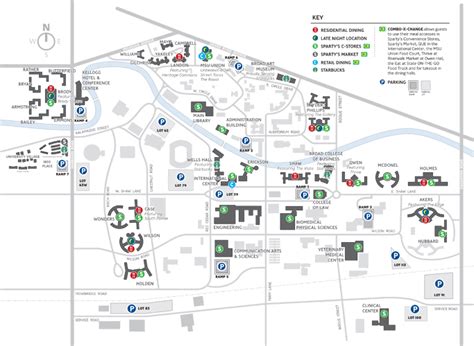 Dorms Msu Campus Map