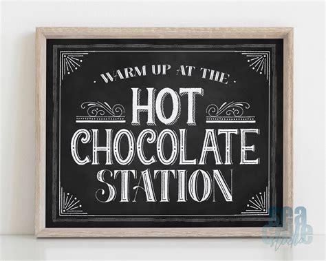 Printable Hot Chocolate Signs