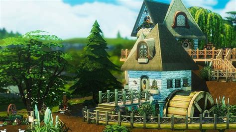The Sims 4 Charming Fairytale Village Created By A Fan