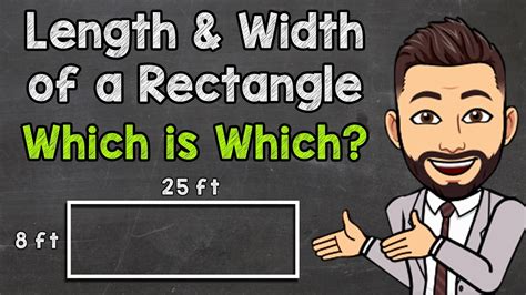 Length And Width Of A Rectangle Which Is Length And Which Is Width