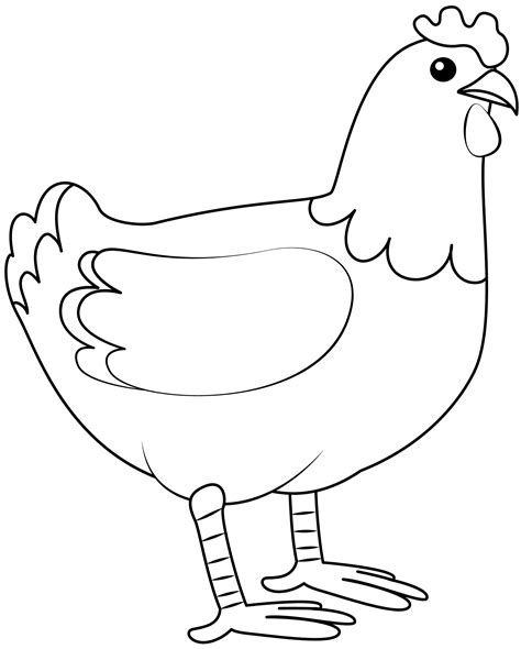 Chicken Template Printable