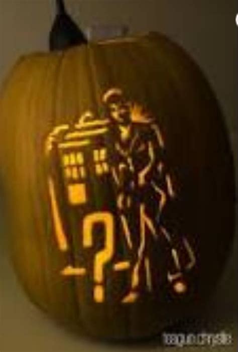 Doctor Pumpkin Watch Doctor Dr Who Hanna Brandon Pumpkin Carving