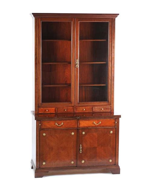 Shop wayfair for all the best bookcases with doors. GLAZED TWO DOOR BOOKCASE