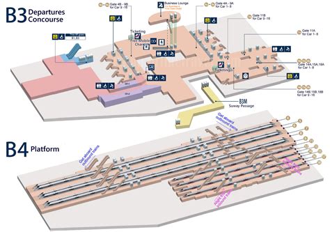 Hong Kong West Kowloon Railway Station Layout Plan Map