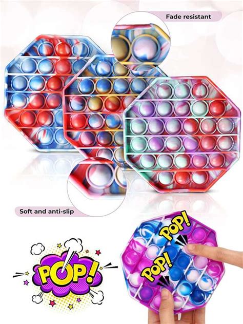 1 peça de brinquedo aleatório Pop It Fidget SHEIN Brasil