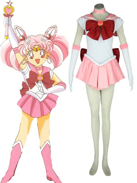 Free Shipping Sailor Moon Sailor Chibimoon Chibi Usa Small Lady Serenity Fighting Uniform Anime