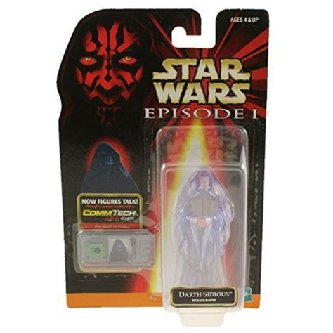 Star Wars Episode 1 Darth Sidious Holographic Action Figure Walmart