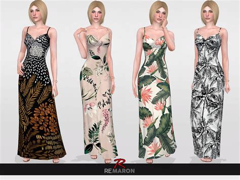 The Sims Resource Summer Dress For Women 01 By Remaron Sims 4 Downloads