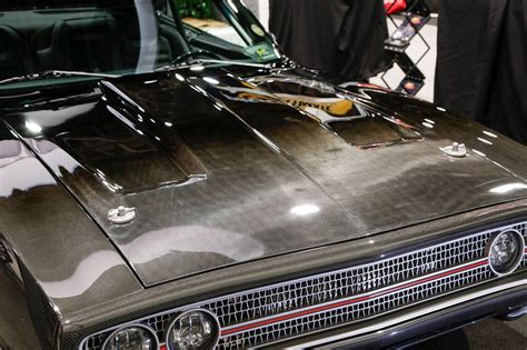 Carbon Fiber 1970 Dodge Charger With Immaculate Mercury Racing Engine