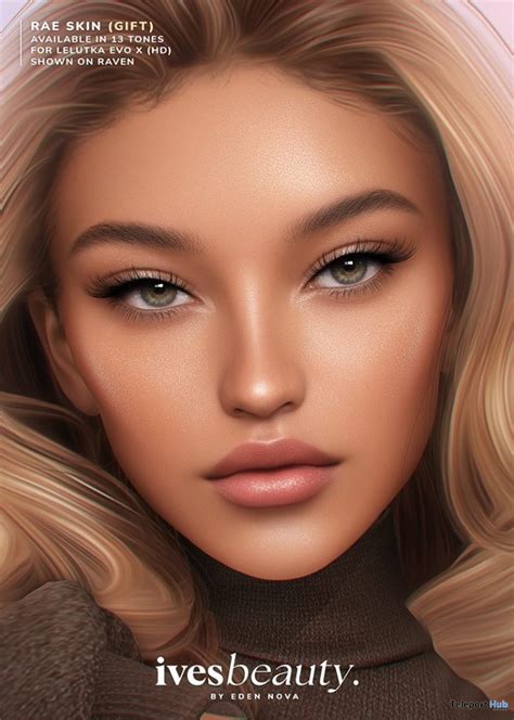 Rae Skin For Lelutka Evox December 2022 Group T By Ives Beauty