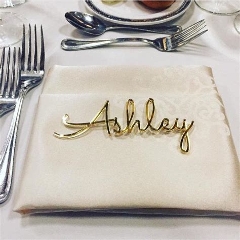 Personalized Wedding Place Cards Laser Cut Names Wedding Table Place