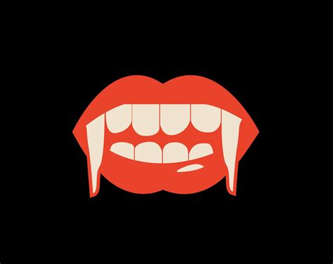 halloween vampire lips svg eps vector clipart digital etsy