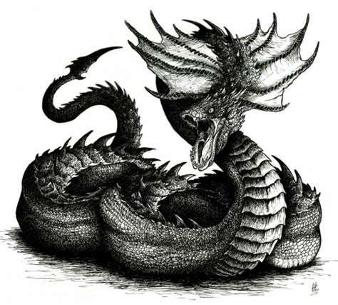 Basilisk Illustration By By Wretchedspawn2012