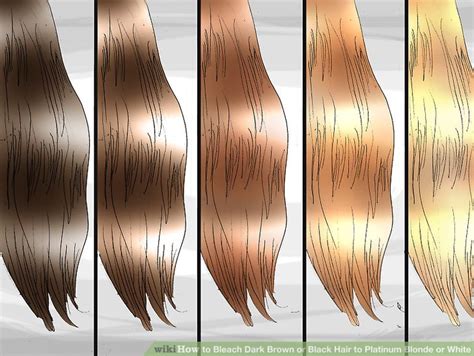 How to dye dark hair without bleach? How to Bleach Dark Brown or Black Hair to Platinum Blonde ...