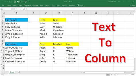 How To Split Text Into Multiple Columns Using Text To Column In Excel YouTube