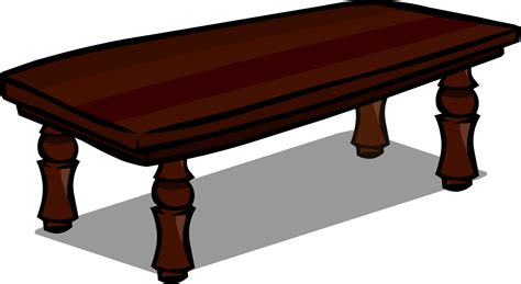 Image Rosewood Dinner Table Sprite 007png Club Penguin Wiki